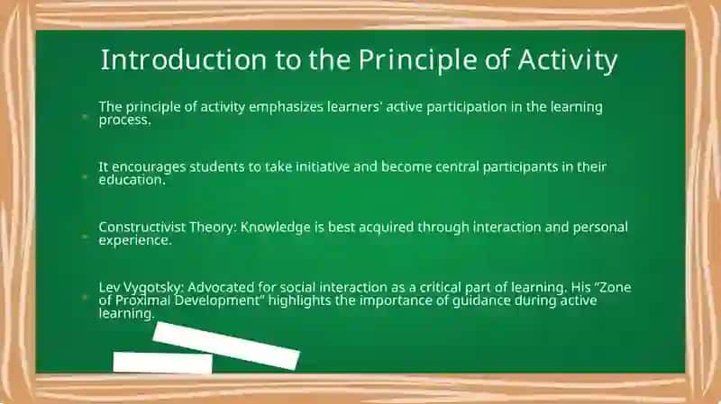 The principle of activity and its use in teaching English 3
