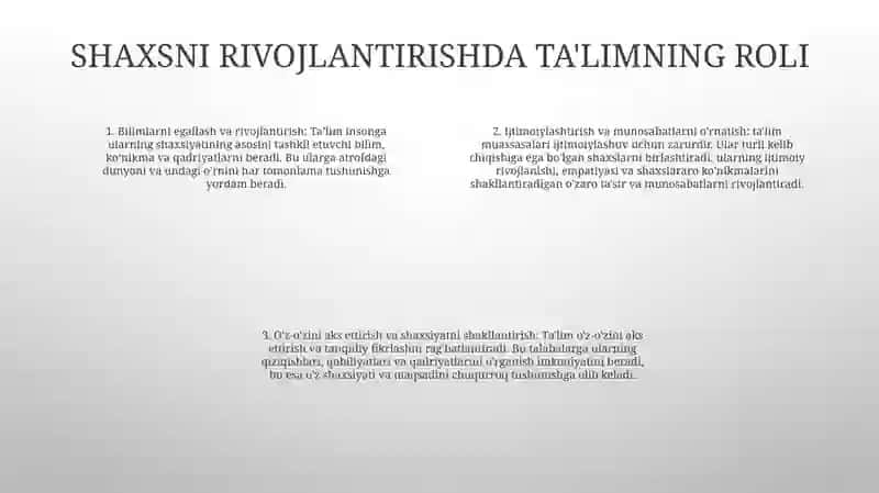 Shaxs Rivojlanishi Tarbiyasi Va Ijtimoiylashuvi 3