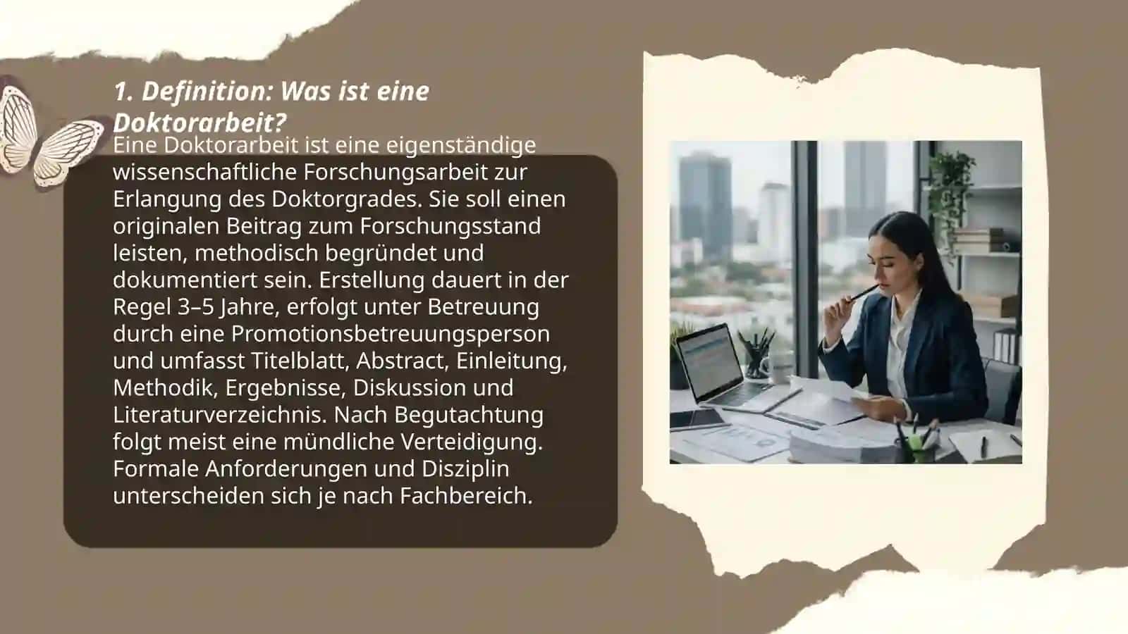 Was ist eine Doktorarbeit? 3