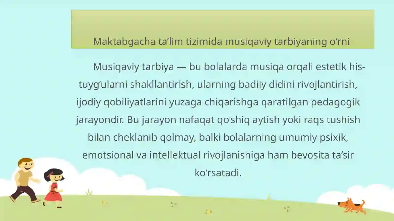 Maktabgacha ta’lim tashkilotlarida musiqaviy tarbiyaning maqsad va vazifalari 3
