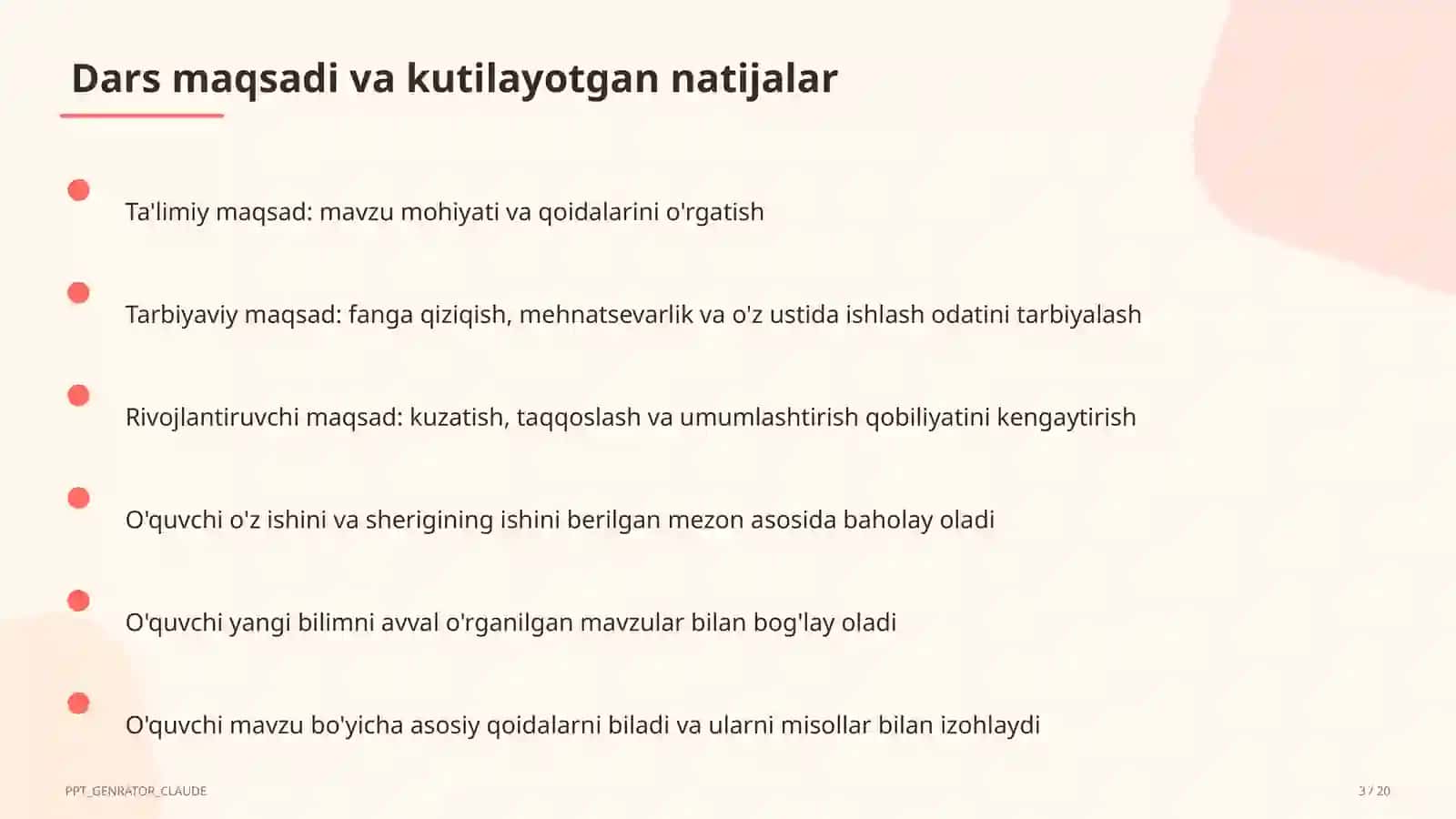 Matematika (5–6) — metodik birlashma uchun 3