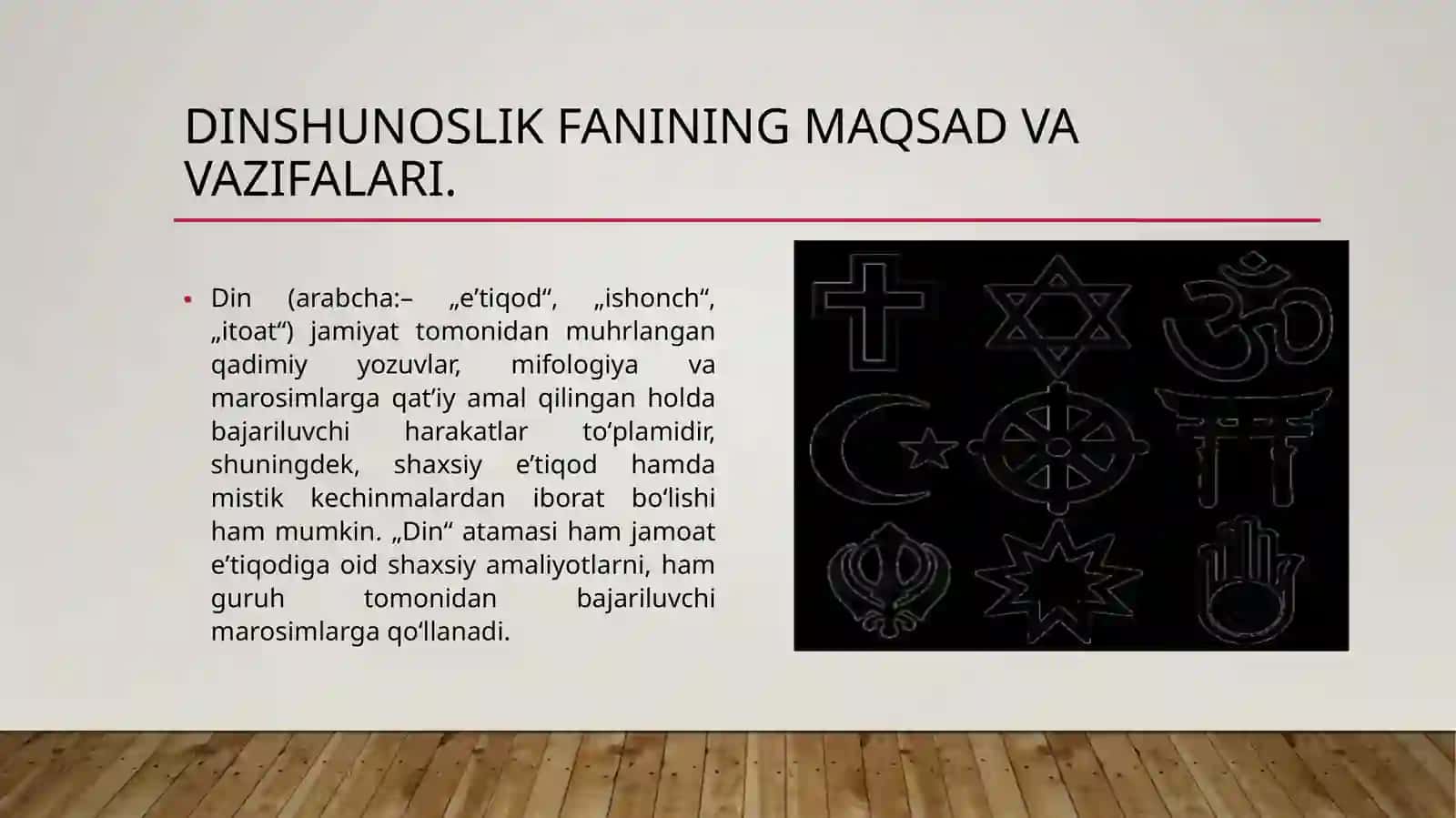 Dinshunoslikka kirish. 3