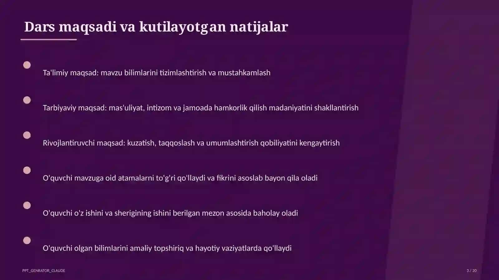 Rus tilida kelishiklar tizimi: umumlashtirish (6-sinf) 3