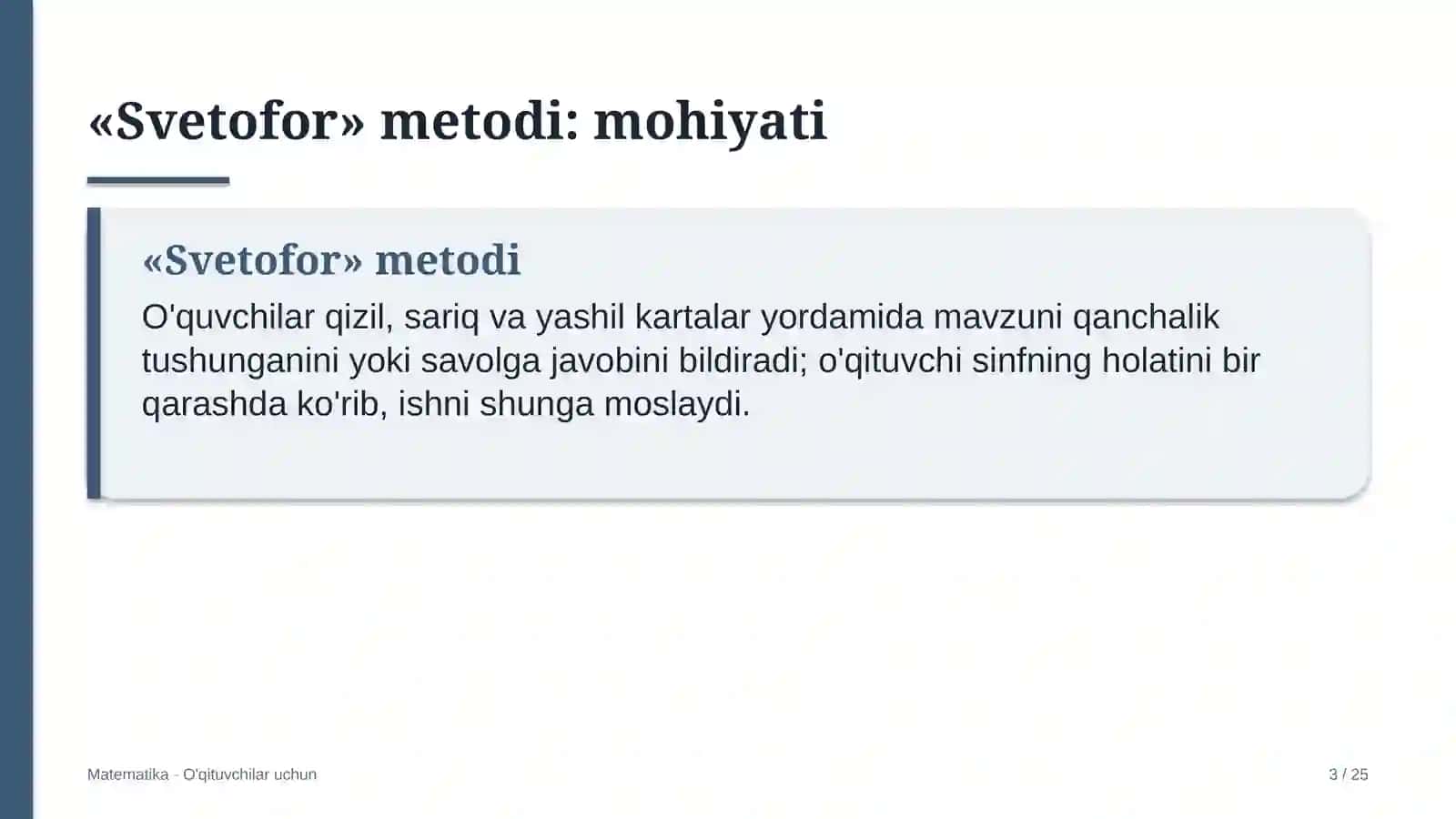 matematika darslarida svetofor metodidan foydalanish 9885 3