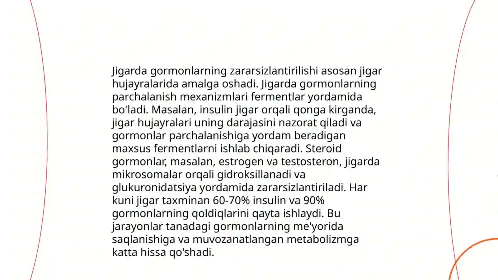 Jigarda gormonlarning zararsizlantirilishi, klinik ahamiyati 3