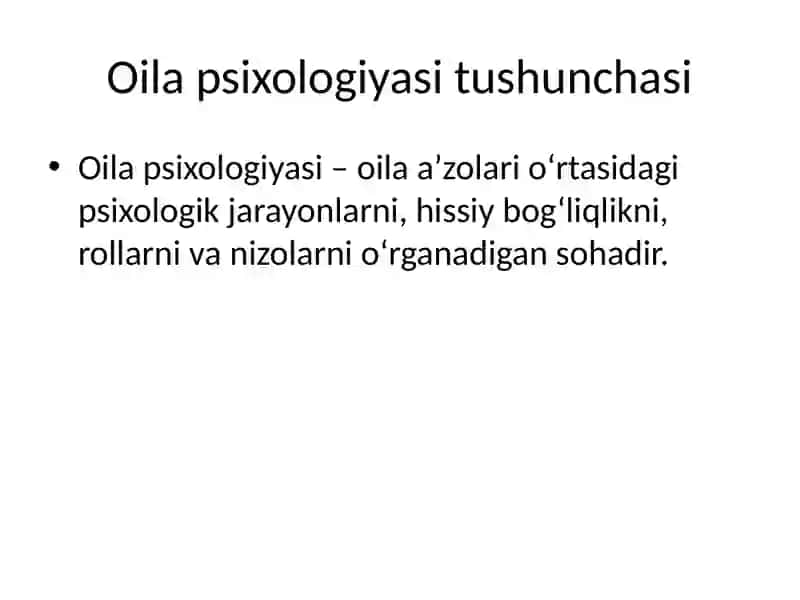 OILA DIAGNOSTIKASI VA KONSULTATSIYASI 3