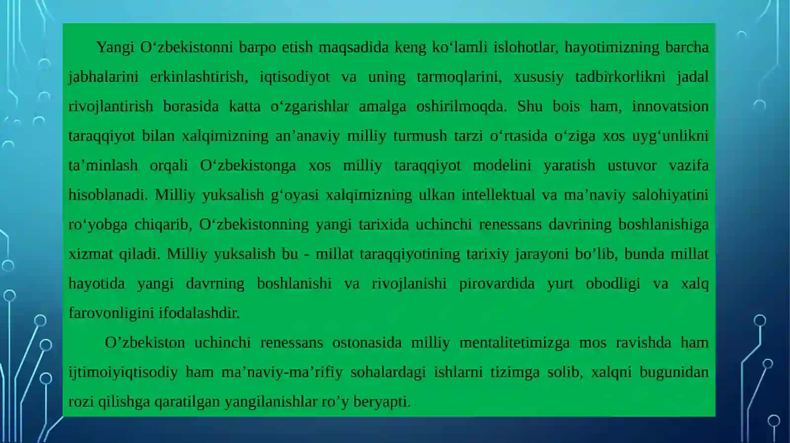 Milliy yuksalish g’oyasi millatlararo munosabatlarni rivojlantirishning yangi bosqichi sifatida 3