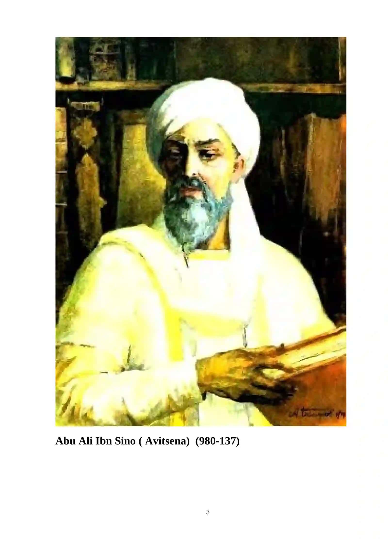 Abu Ali ibn Sinoning tibbiy asarlari 3