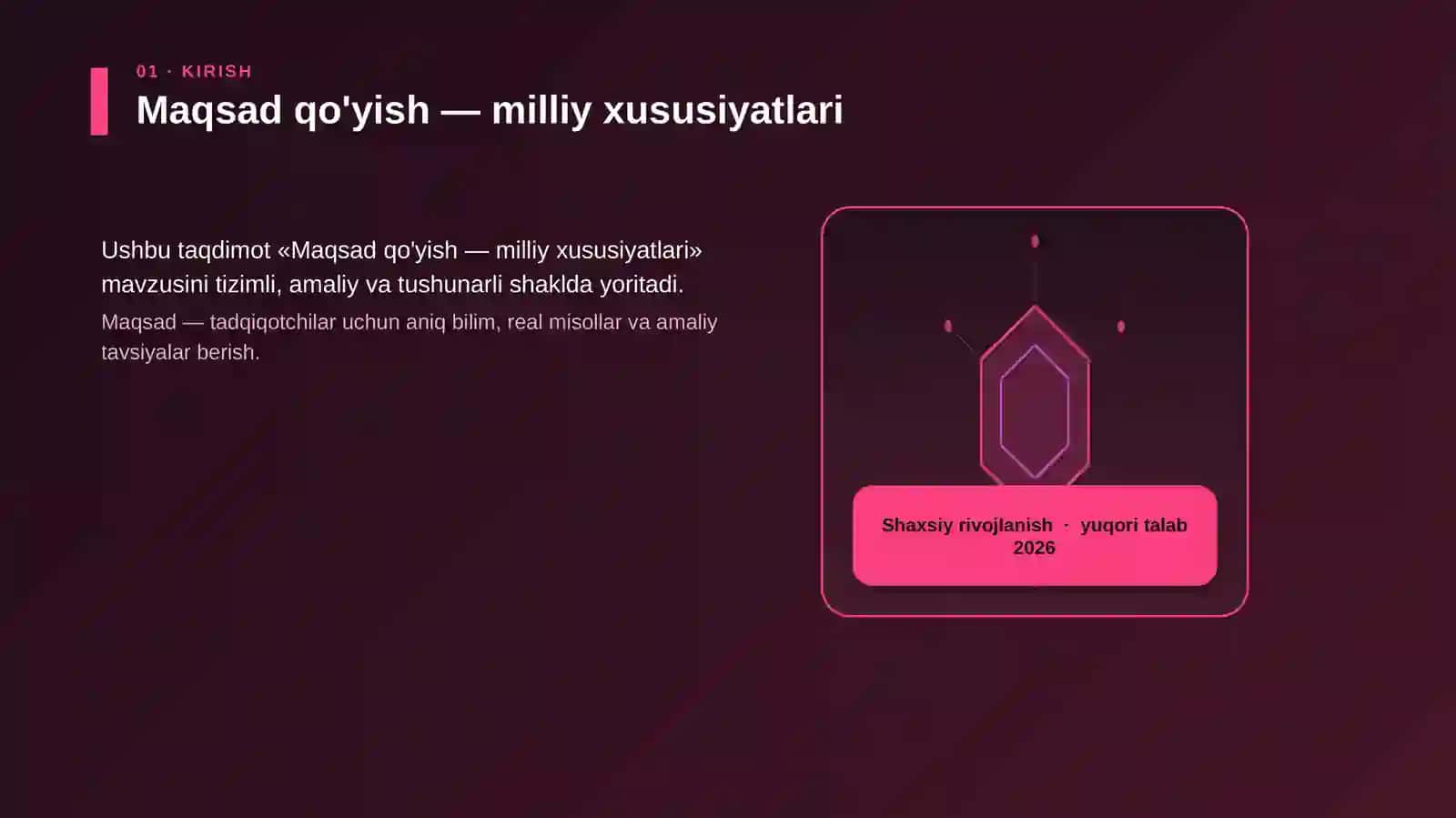 Maqsad qo'yish — milliy xususiyatlari 3