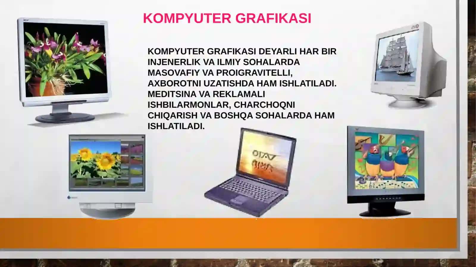 KOMPYUTER GRAFIKASI VA UNING TURLARI 3