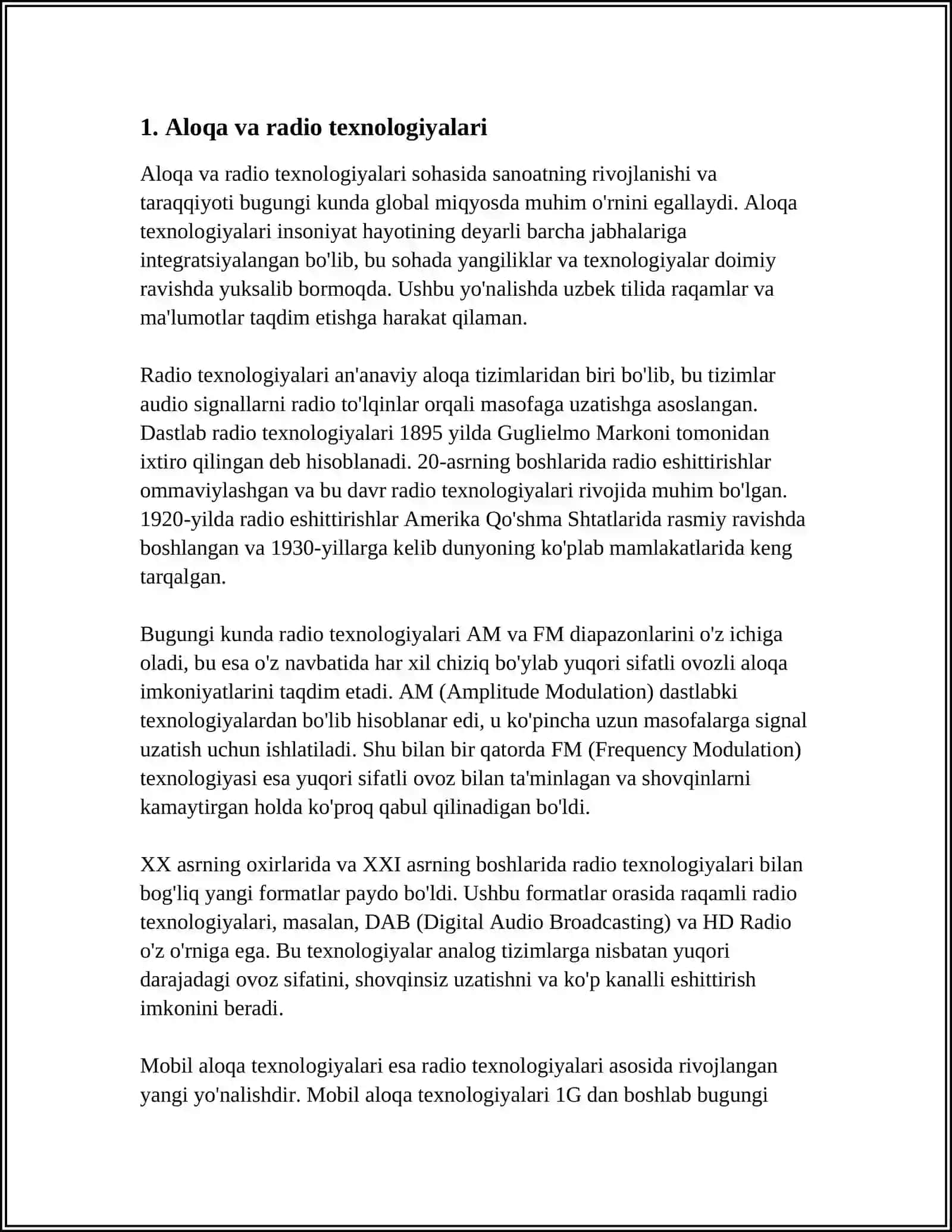 O'zbek Olimlarning Dunyo Texnika Fanlariga Qo'shgan Hissasi 3