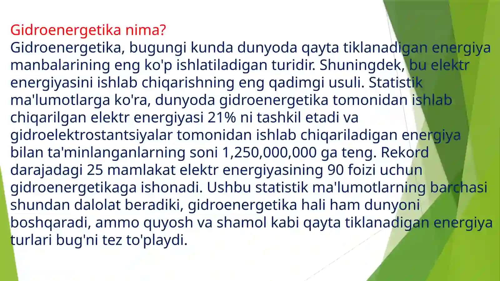 Gidroenergetika zahiralari 3