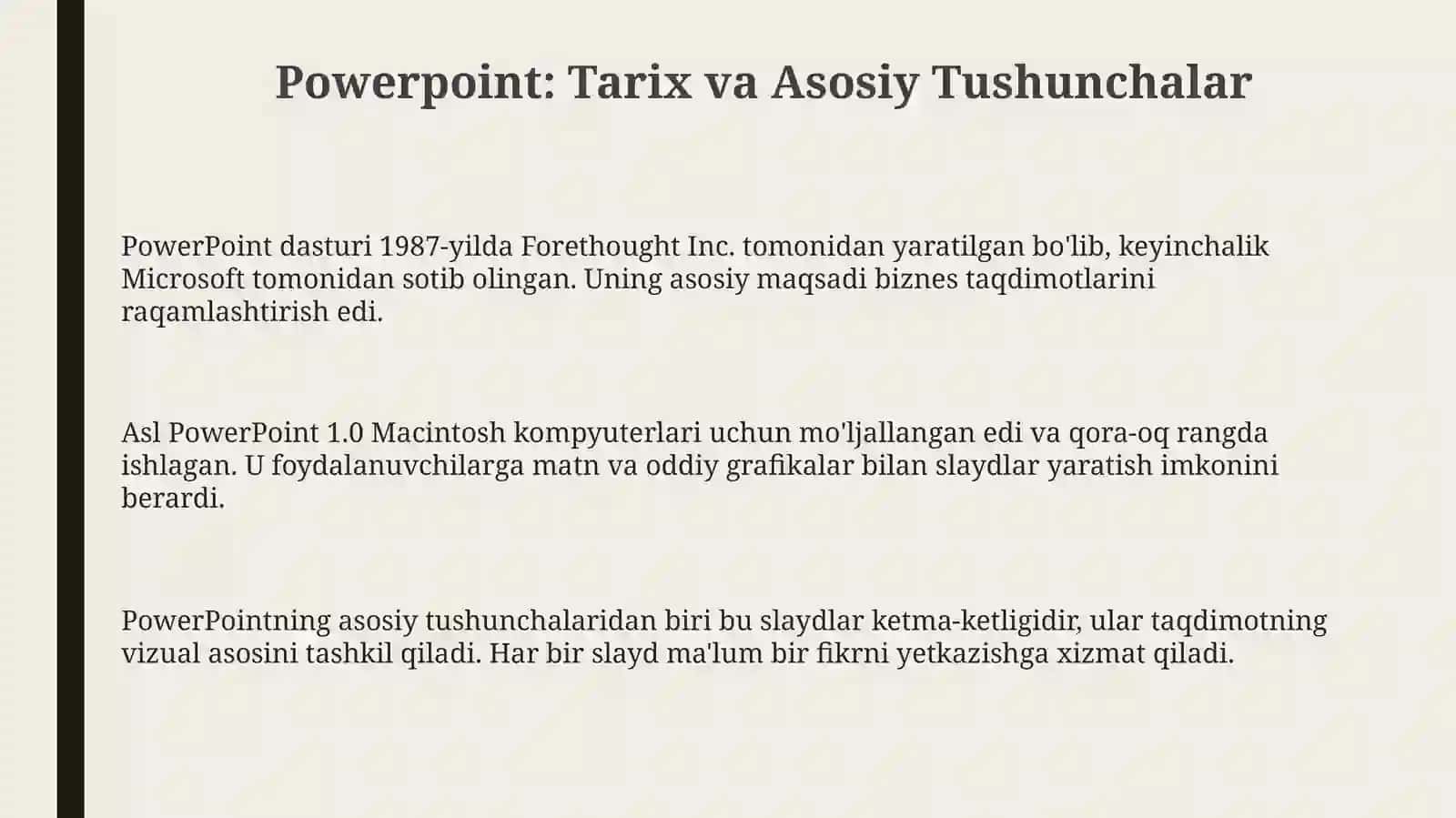 Power point ilovasi 3