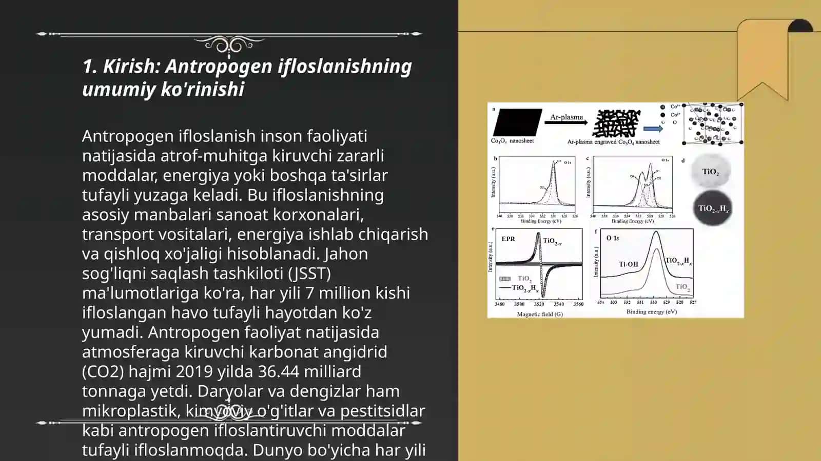 Kasalxona xonalari havosining antropogen kimyoviy ifloslanganligini tekshirish va baholash 3