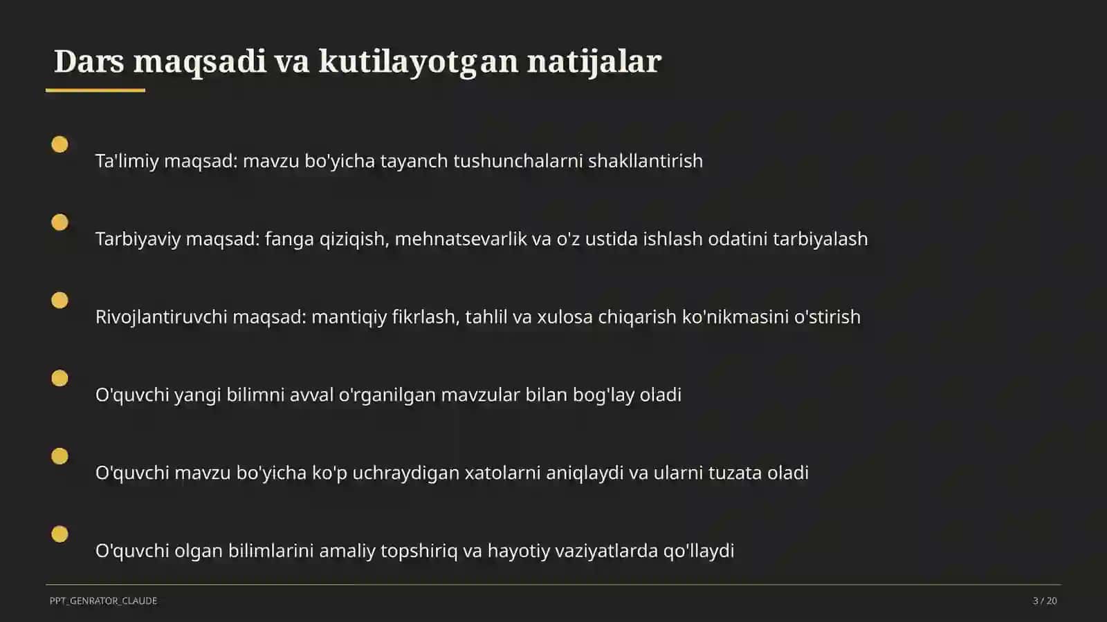 Unli va undosh tovushlarning tasnifi (5-sinf) 3