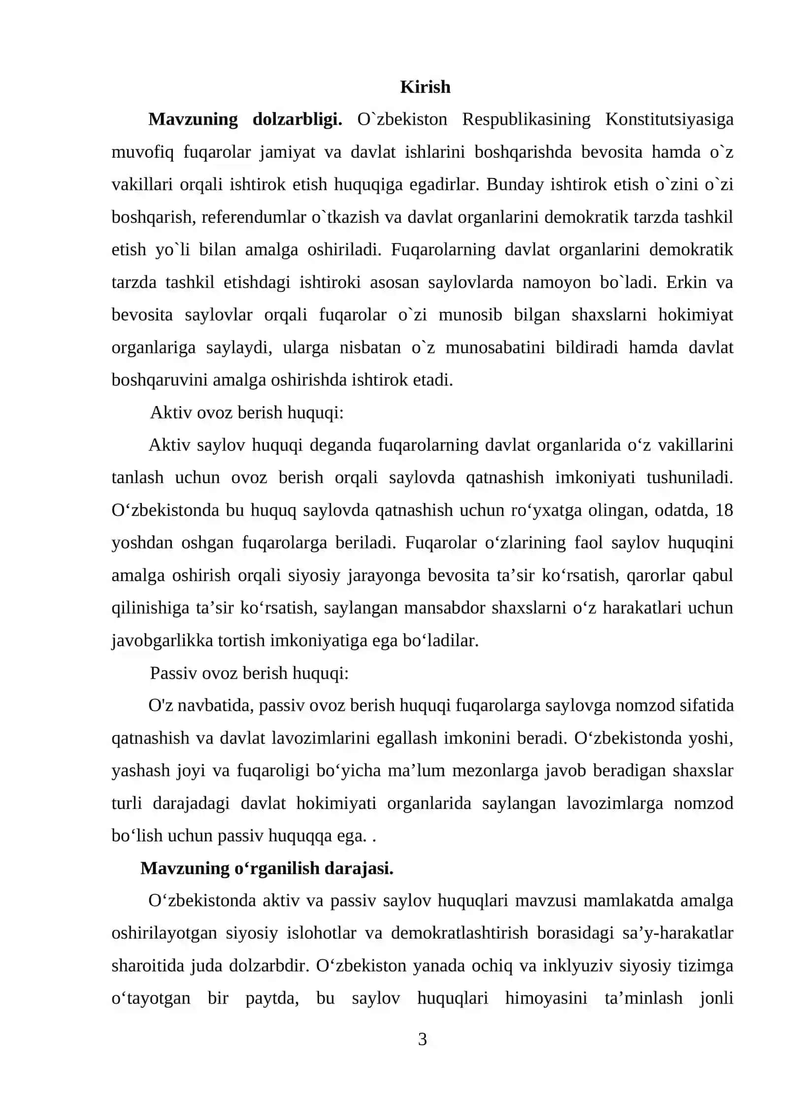 Saylov huquqi 3