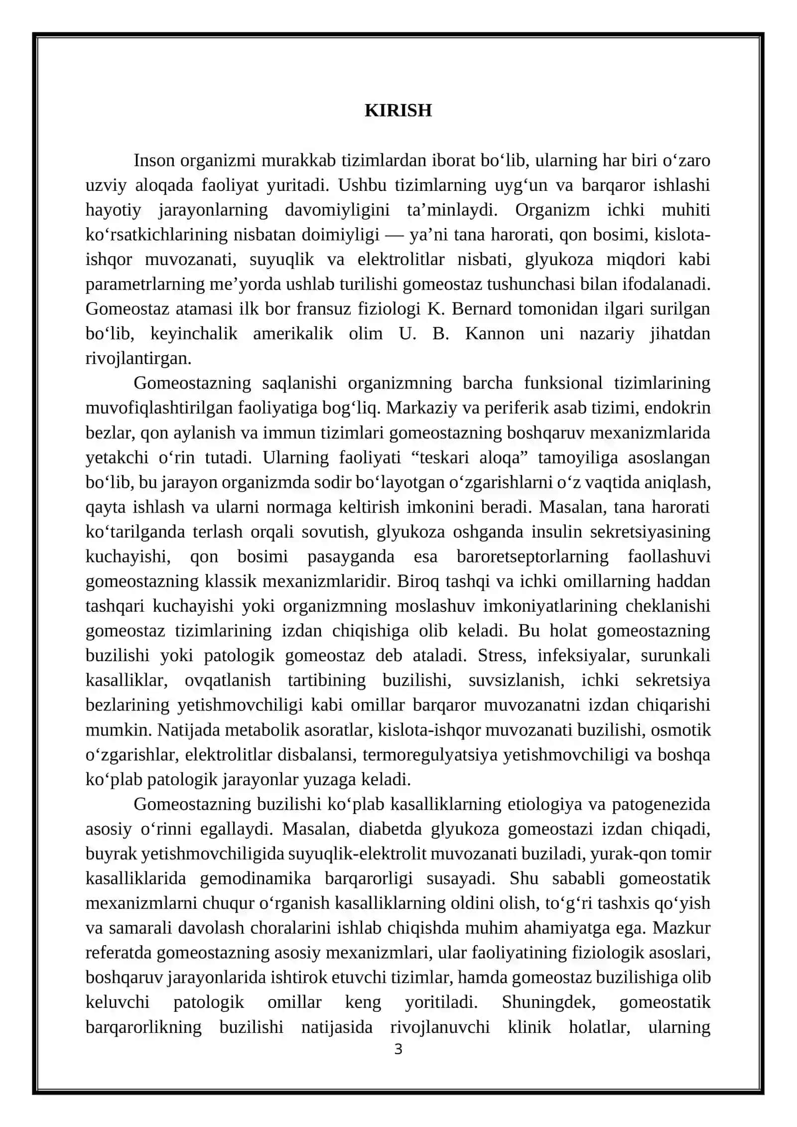 Gomeostaz Mexanizmlari va Uning Patologiyasi 3