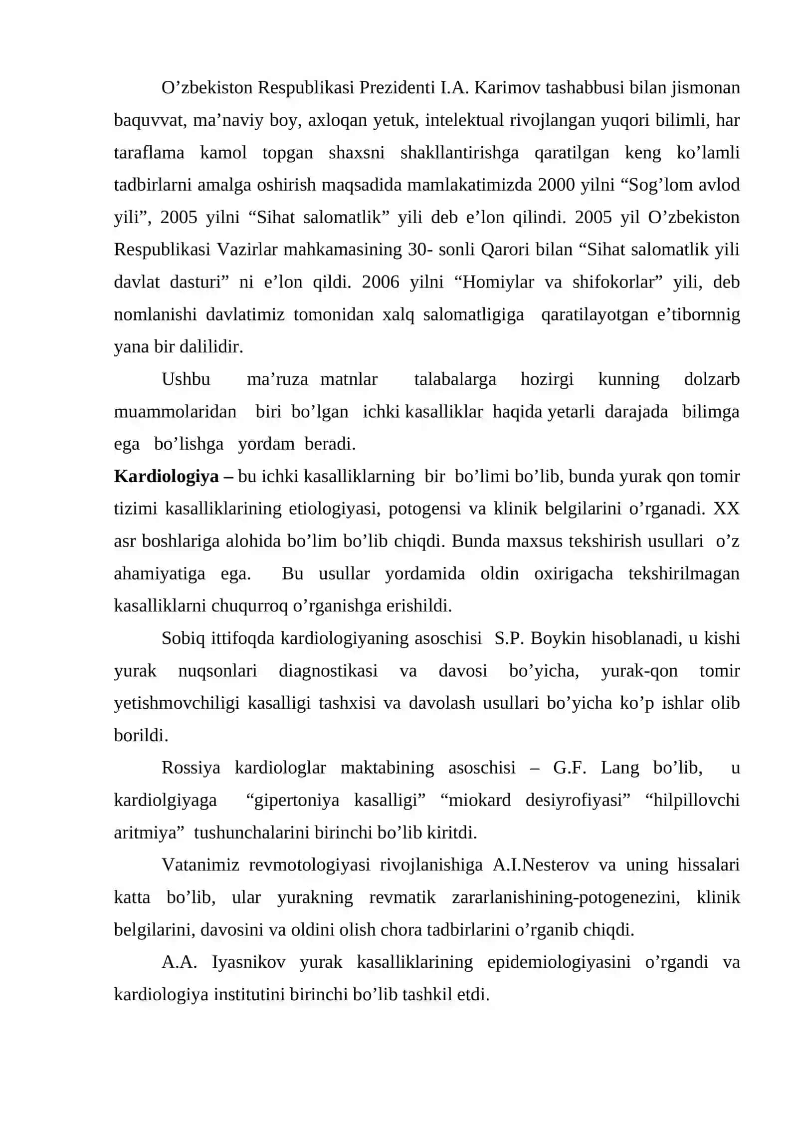 Yurak va qon-tomir tizimi kasalliklari 3