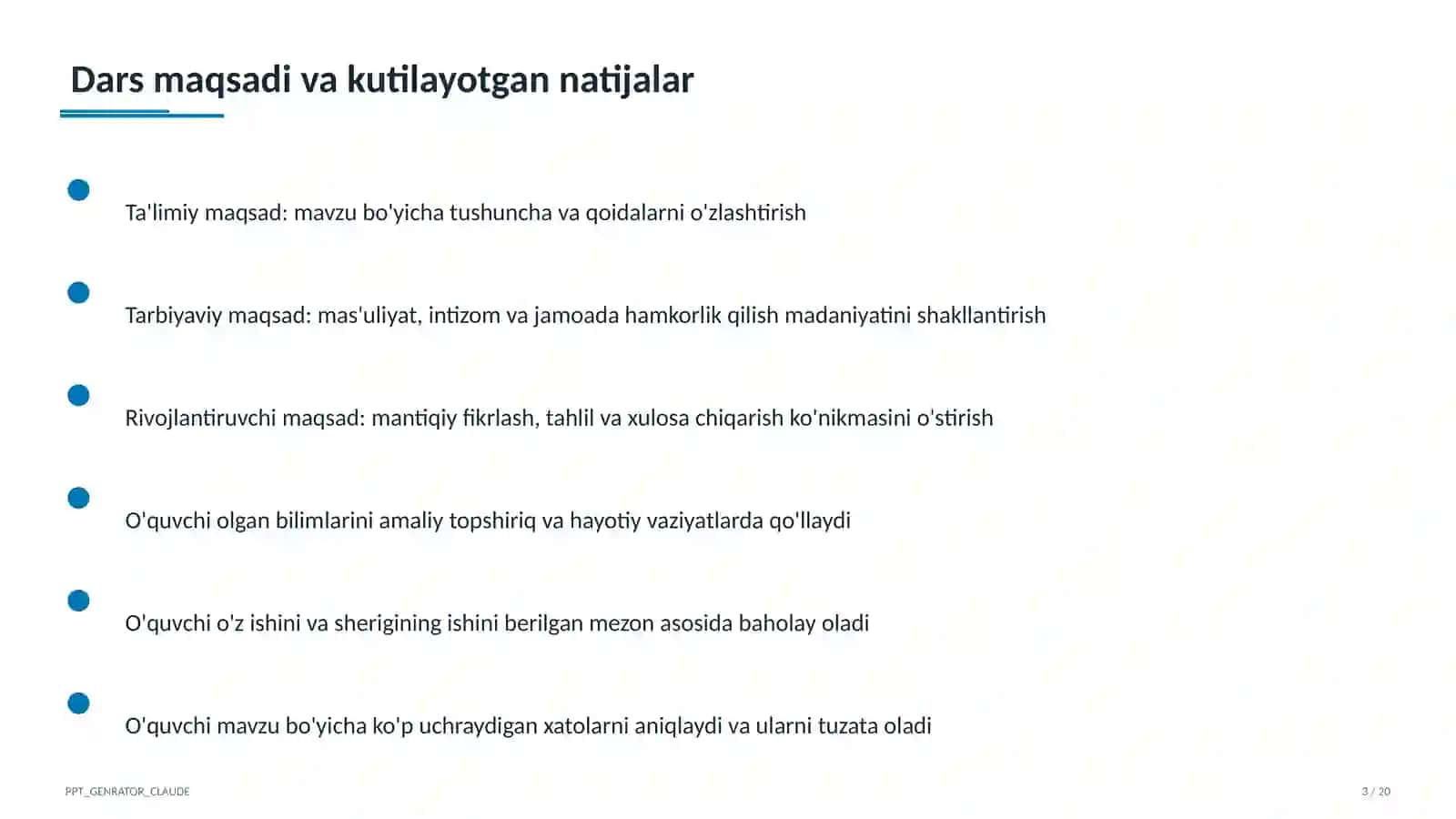 Ekologik toza texnologiyalar va qayta ishlash (11-sinf) 3