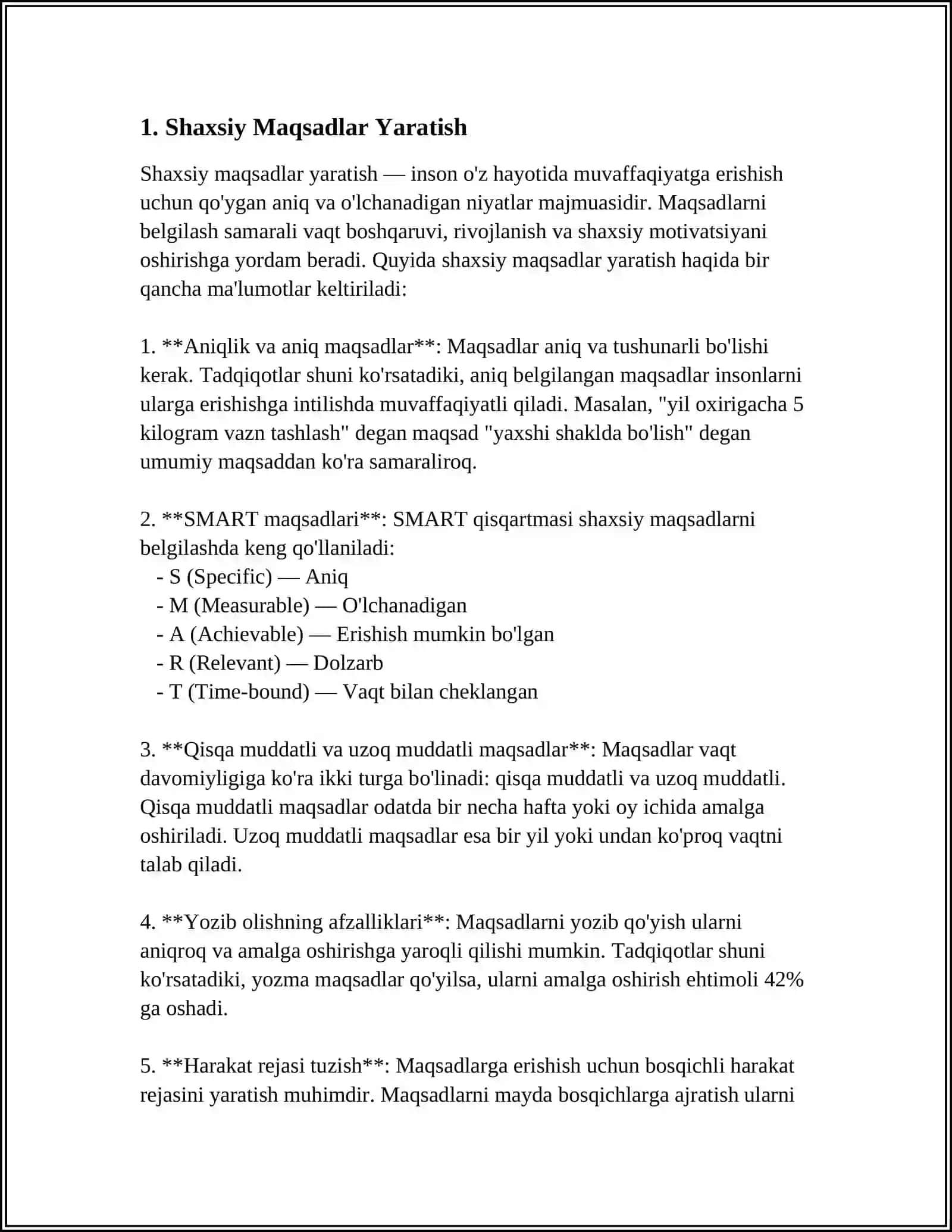 MUSTAQIL ISH Mavzu: KASBIY MOTIVATSIYA 3