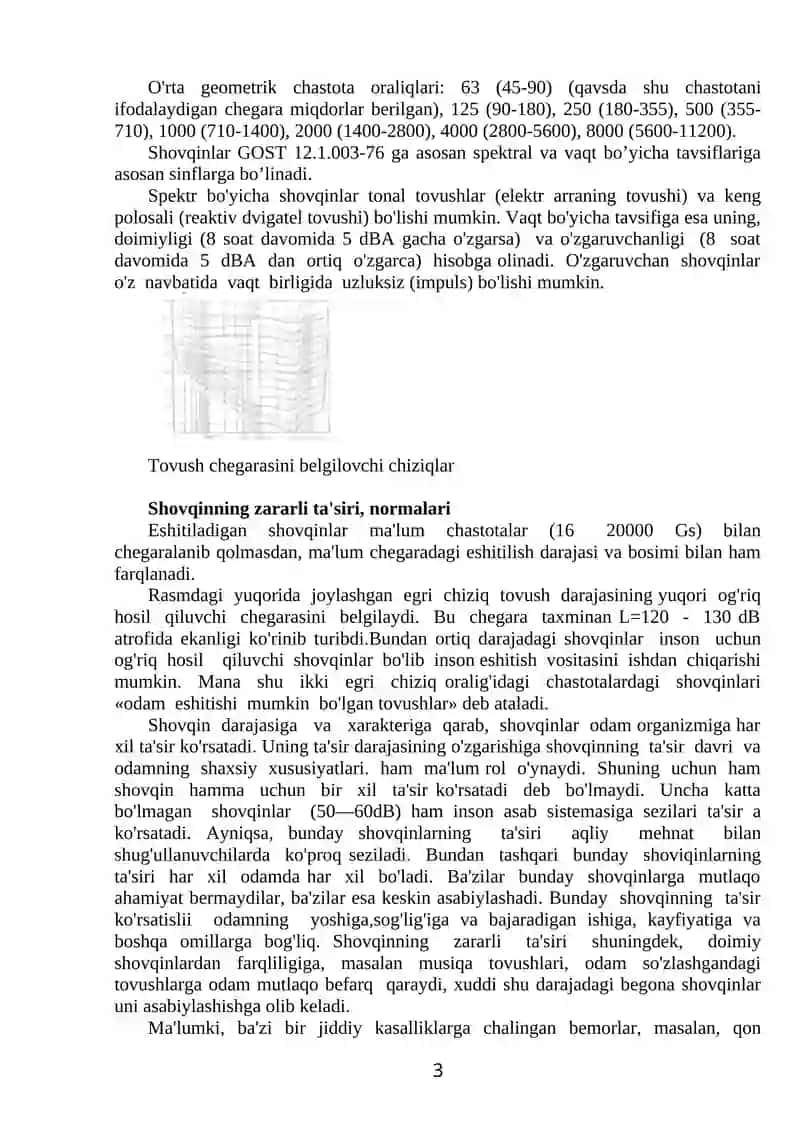 Shovqin va tеbranishning fizik va fiziоlоgik хususiyatlari 3