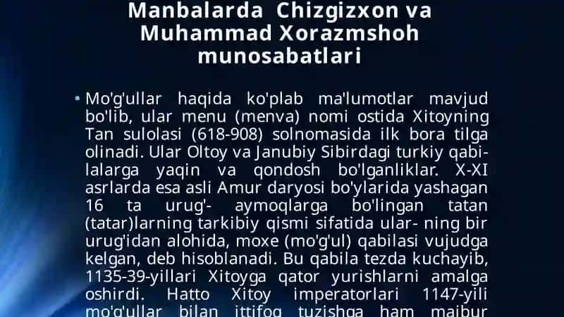 O’zbekistontarixidan slayd 3