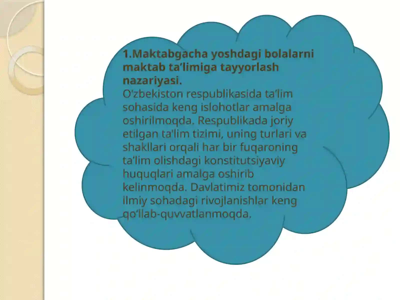 Maktabgacha yoshdagi bolalarni maktab hayotiga tayyorlash nazariyasi 3