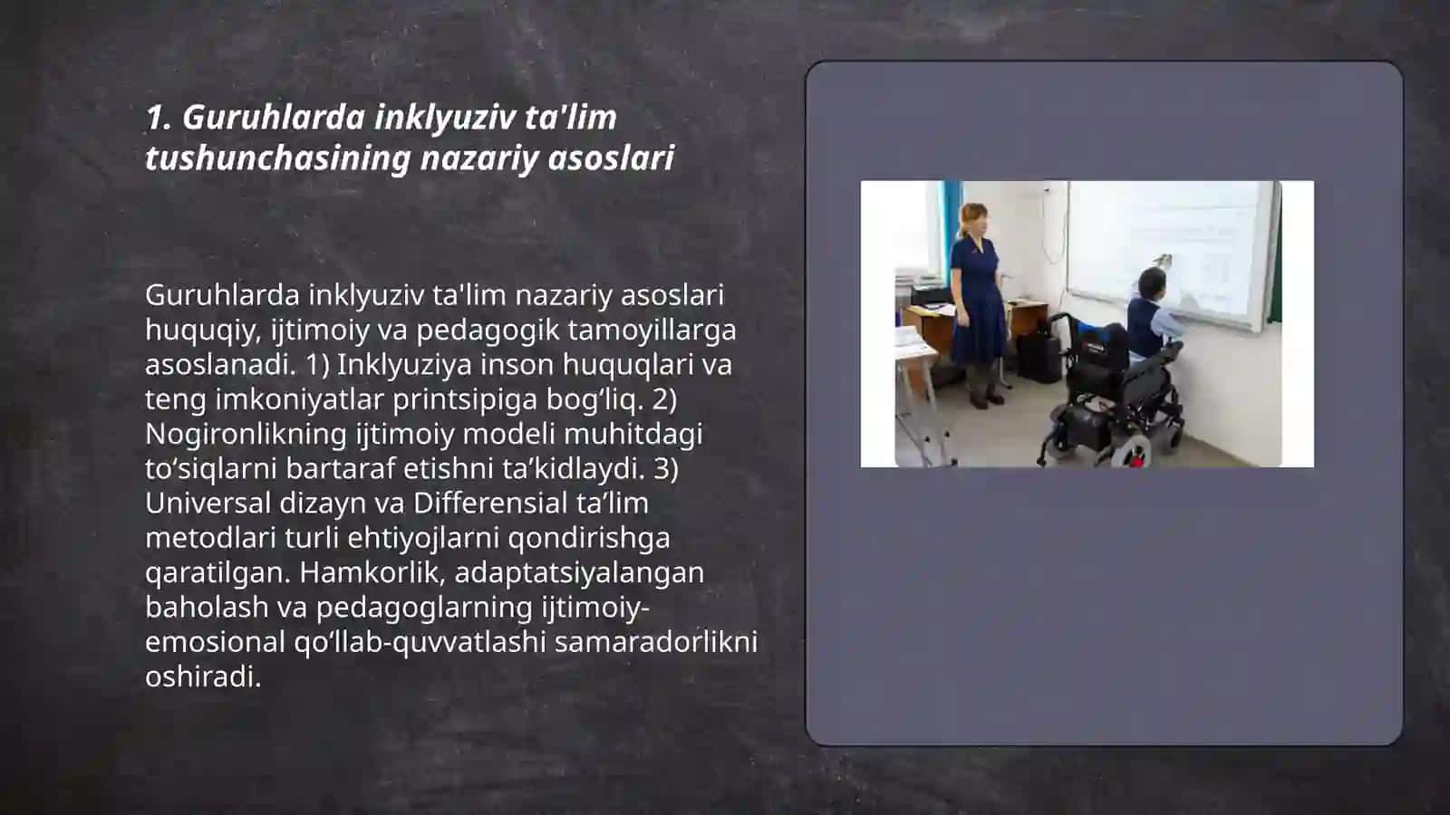 Guruhlarda inklyuziv taʼlim tushunchasini rivojlantirish 3