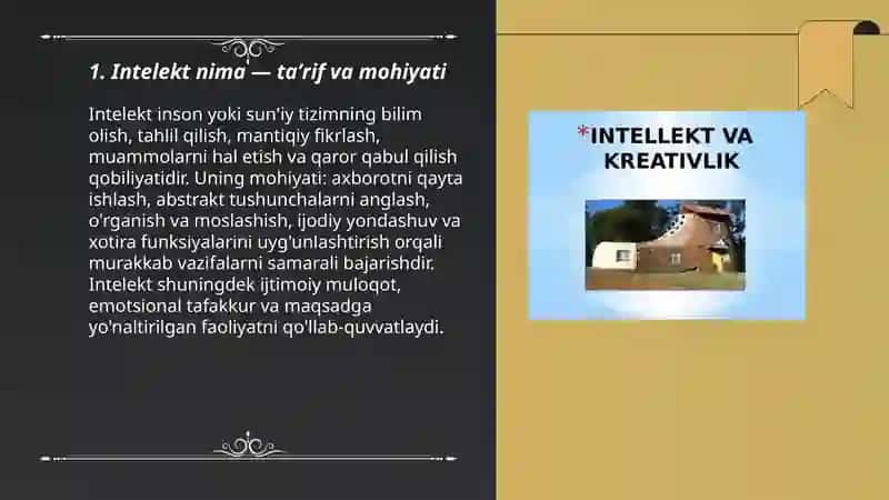 Intelekt haqida tushuncha 3