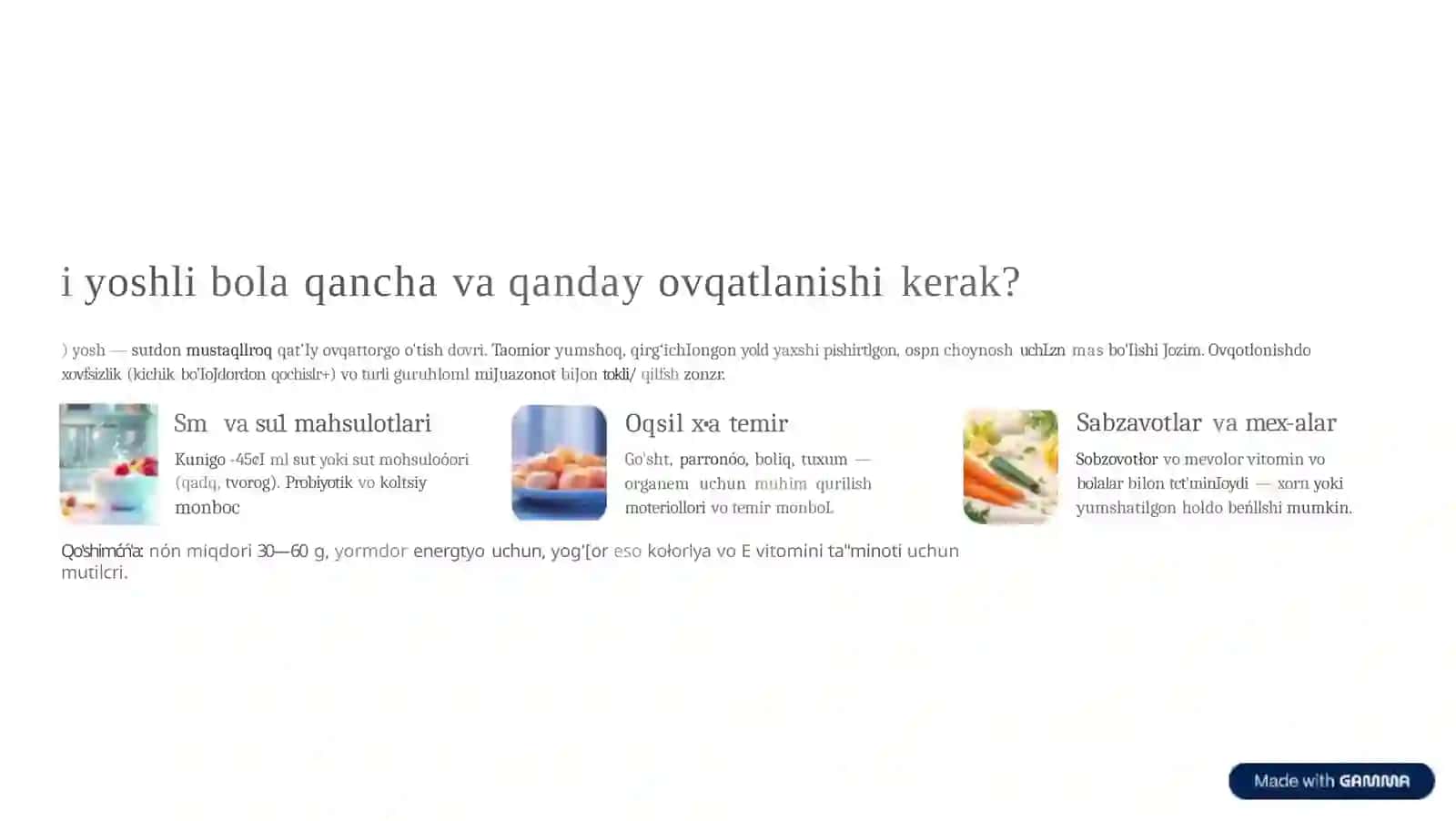 1 yoshdan 3 yoshgacha bo'lgan bolalar ovqatlanishi 3