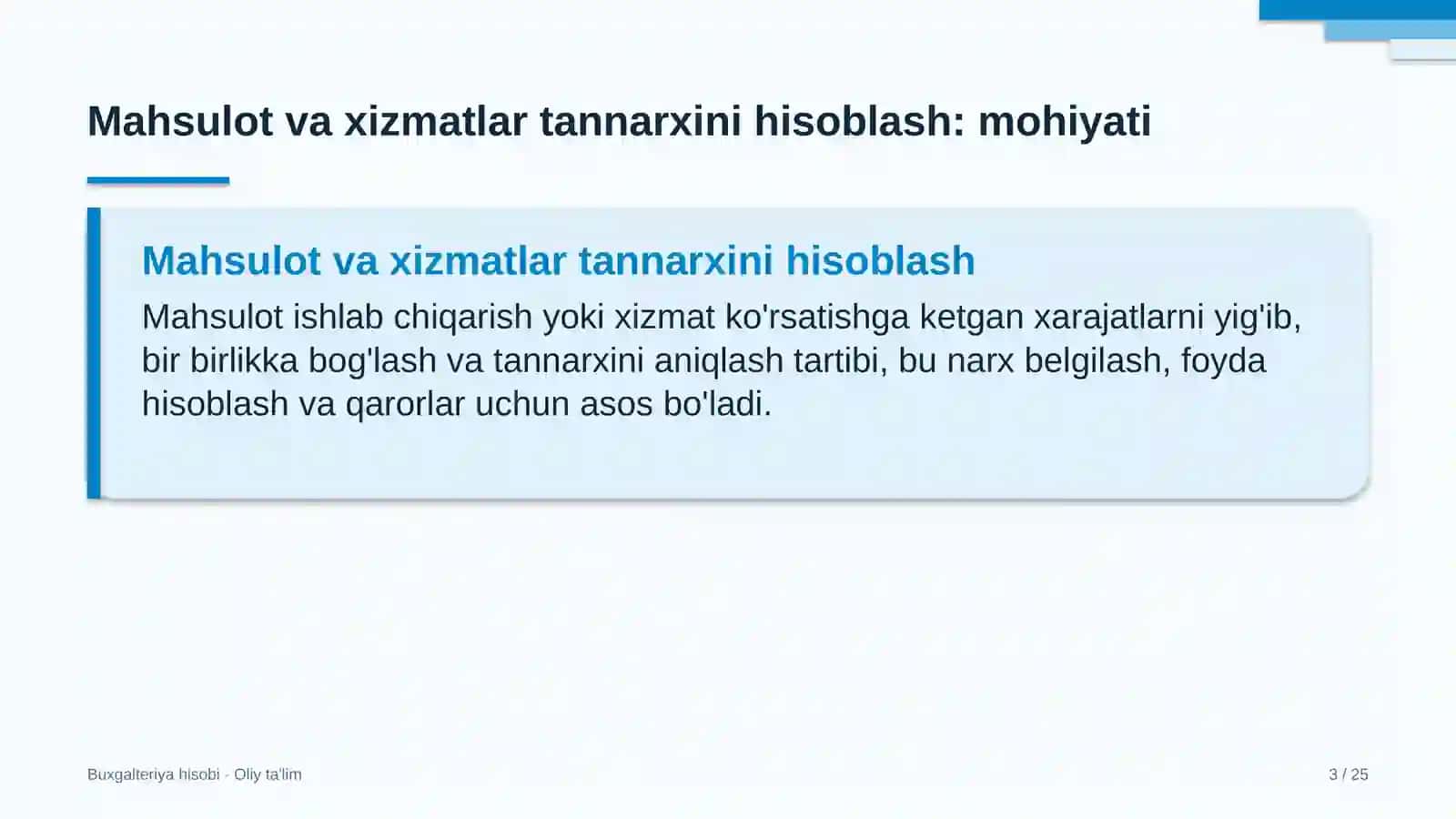 nashriyotlarda mahsulot va xizmatlar tannarxini hisoblash 2731 3