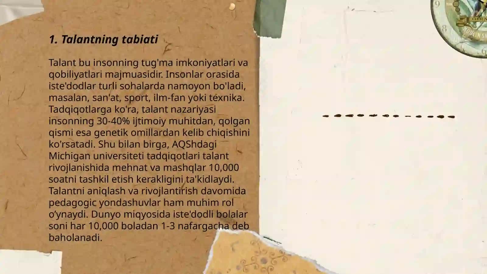 Layoqat va qobiliyat. Talantning paydo boʻlishi va tuzilishi 3
