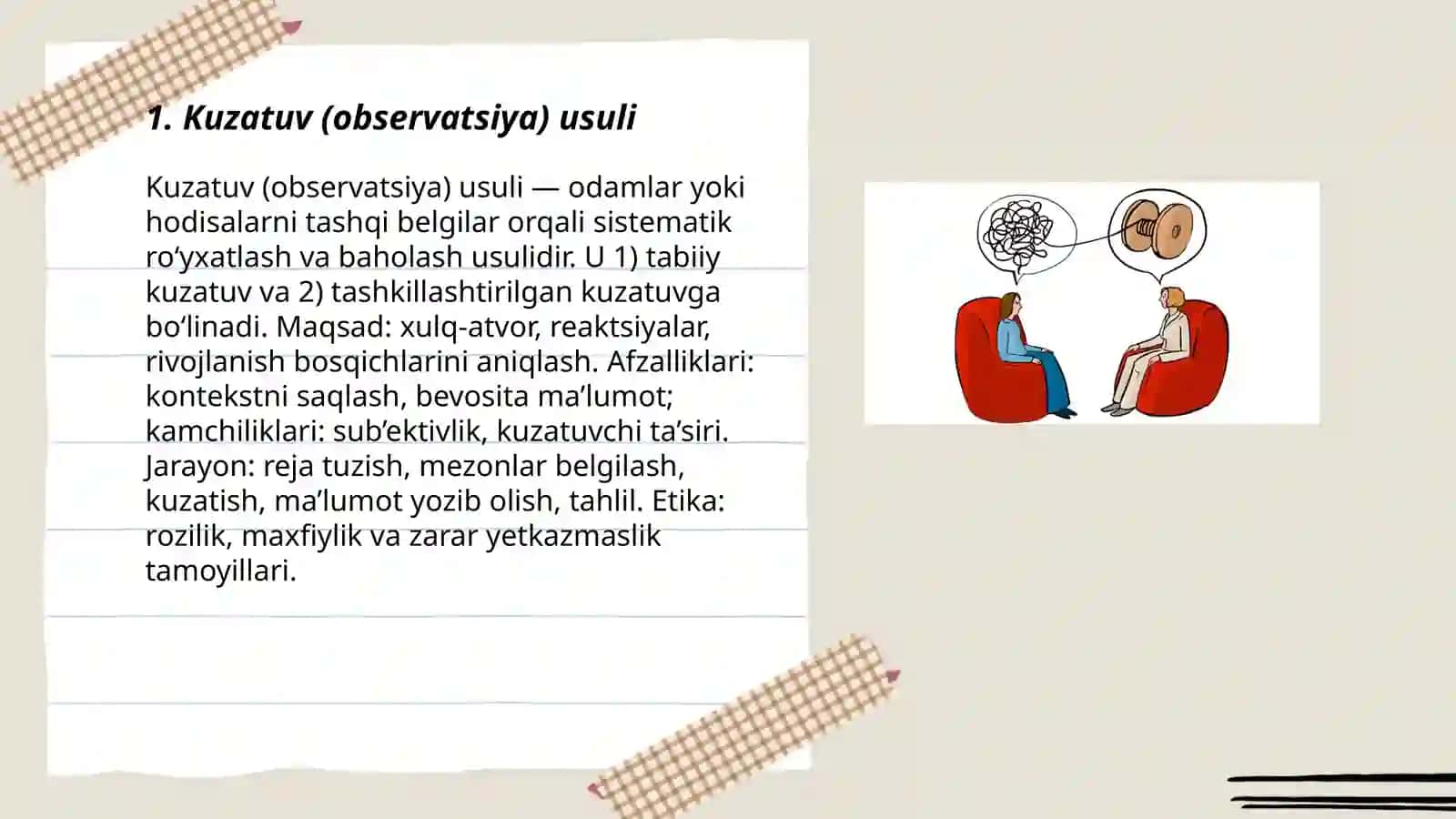 Psixologiya fanining asosiy metodlari 3
