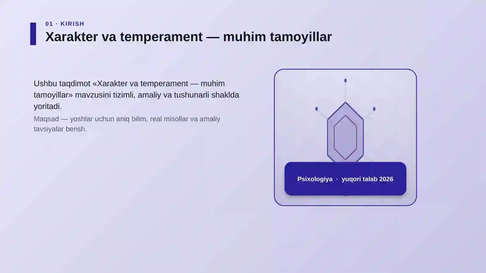 Xarakter va temperament — muhim tamoyillar 3