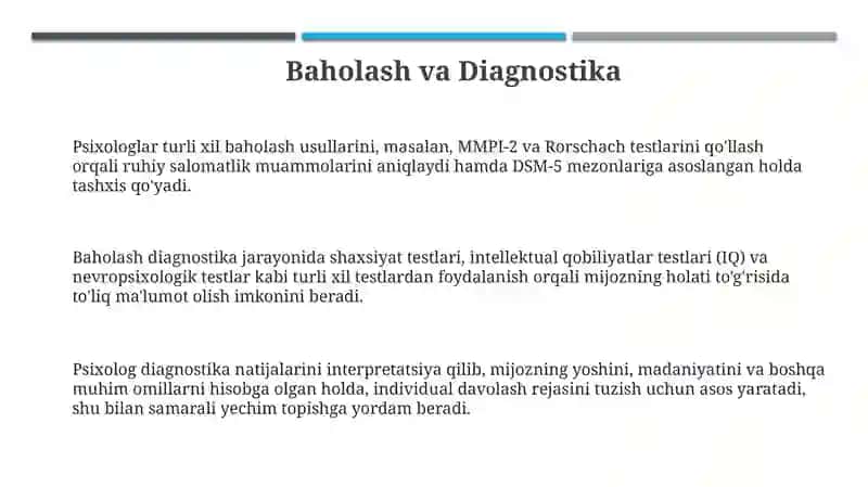 Baholash va Diagnostika 3