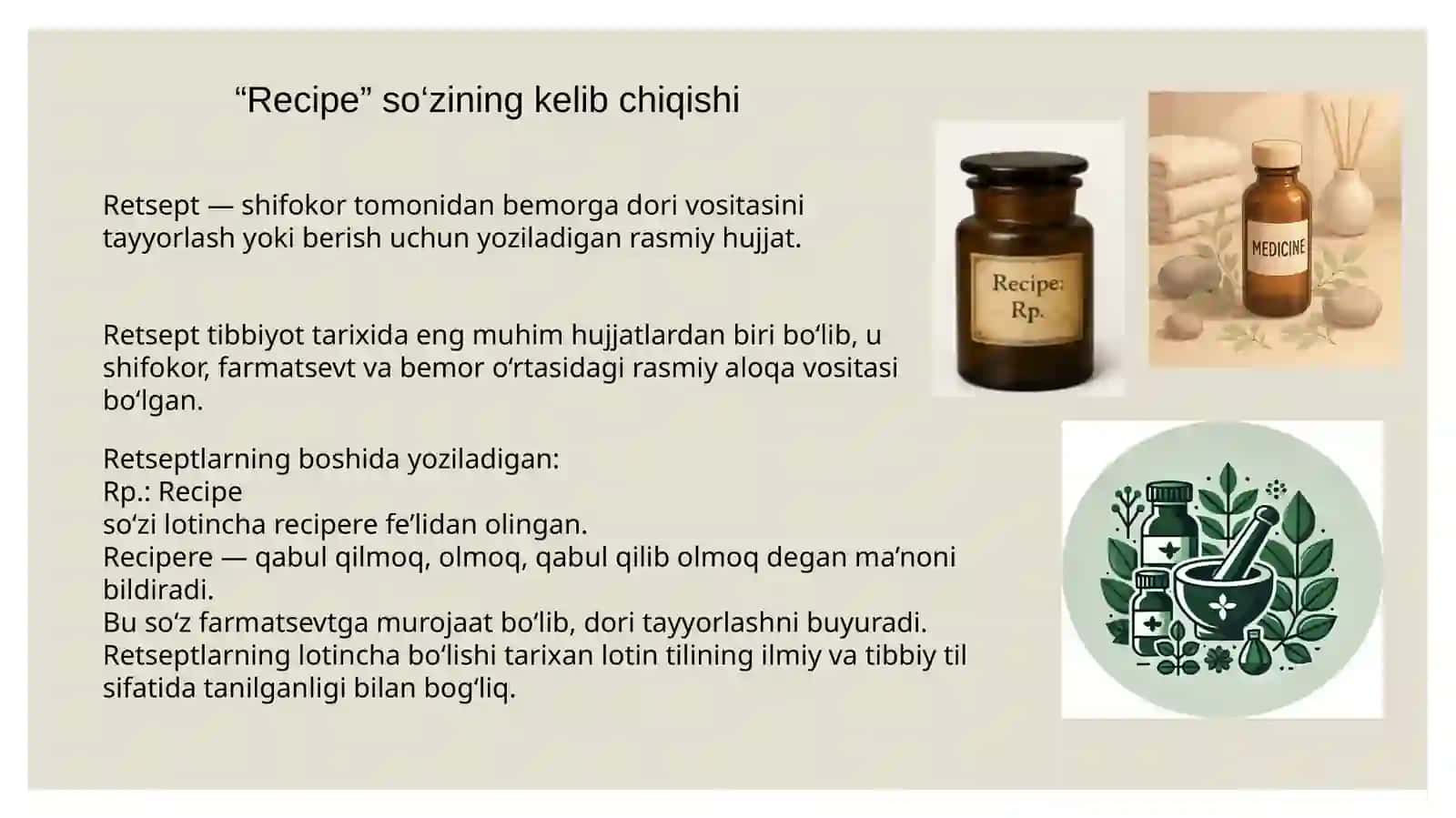 Retsept tarixi 3