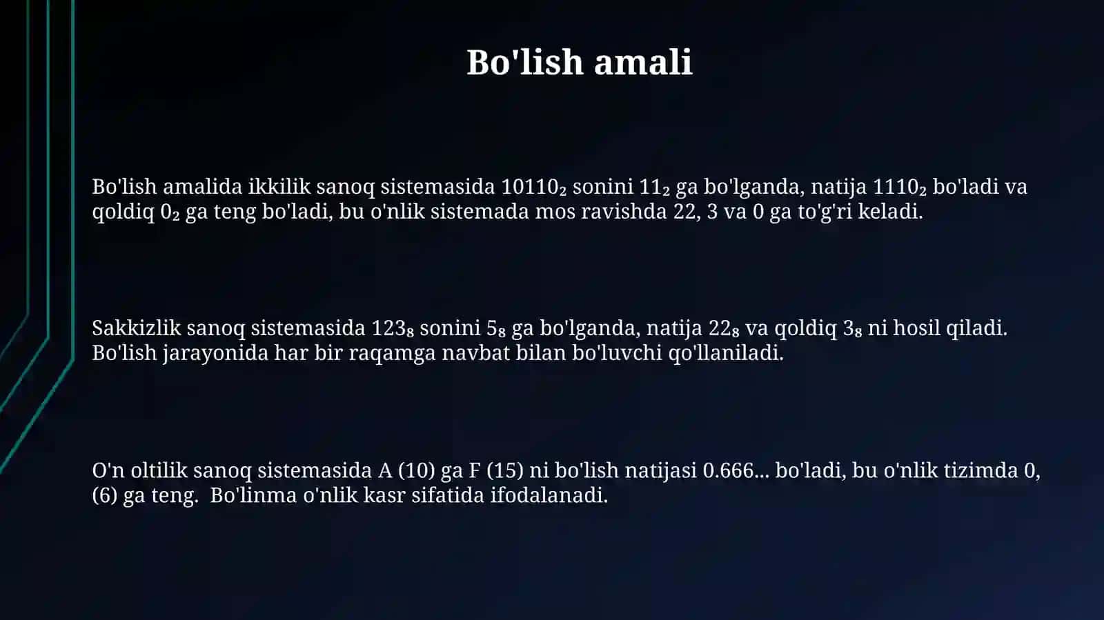 Bo'lish amali 3