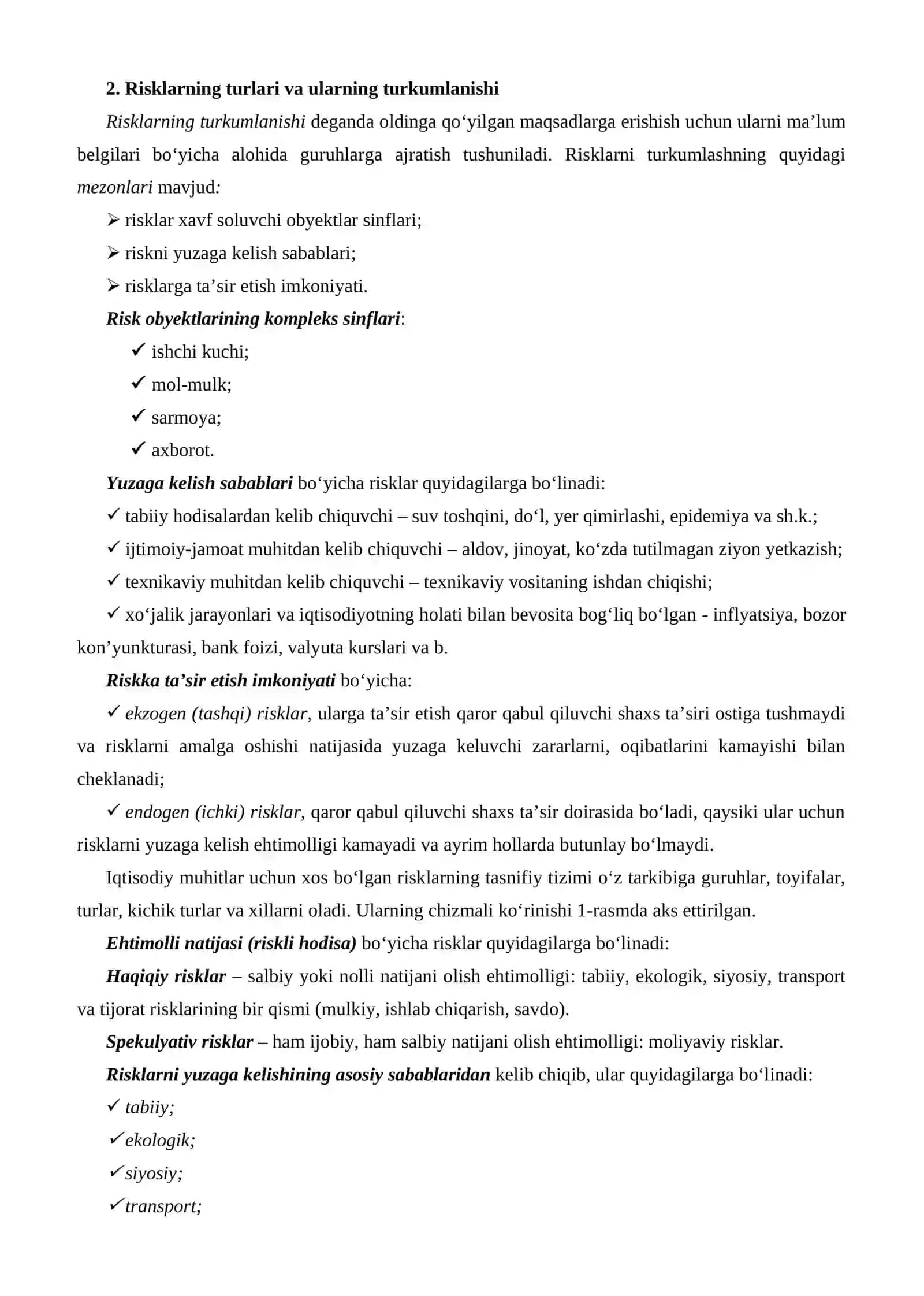 Risklarni boshqarishning muhim usuli 3