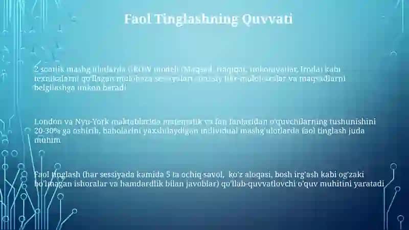 Tyutorlik faoliyatida refleksiv sessiyalar va faol tinglash texnologiyasi 3