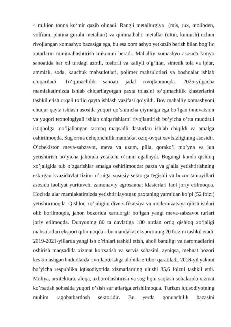 O'zbekistonda Ijtimoiy Sohada Amalga Oshirilayotgan O'zgarishlar Mazmuni 3