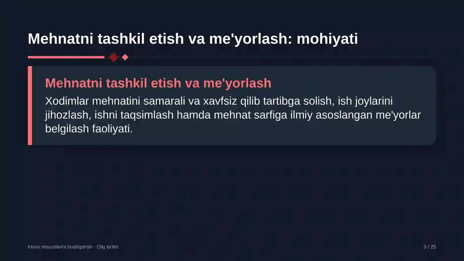 silga qarshi kurash dispanserlarida mehnatni tashkil etish va me'yorlash 7338 3