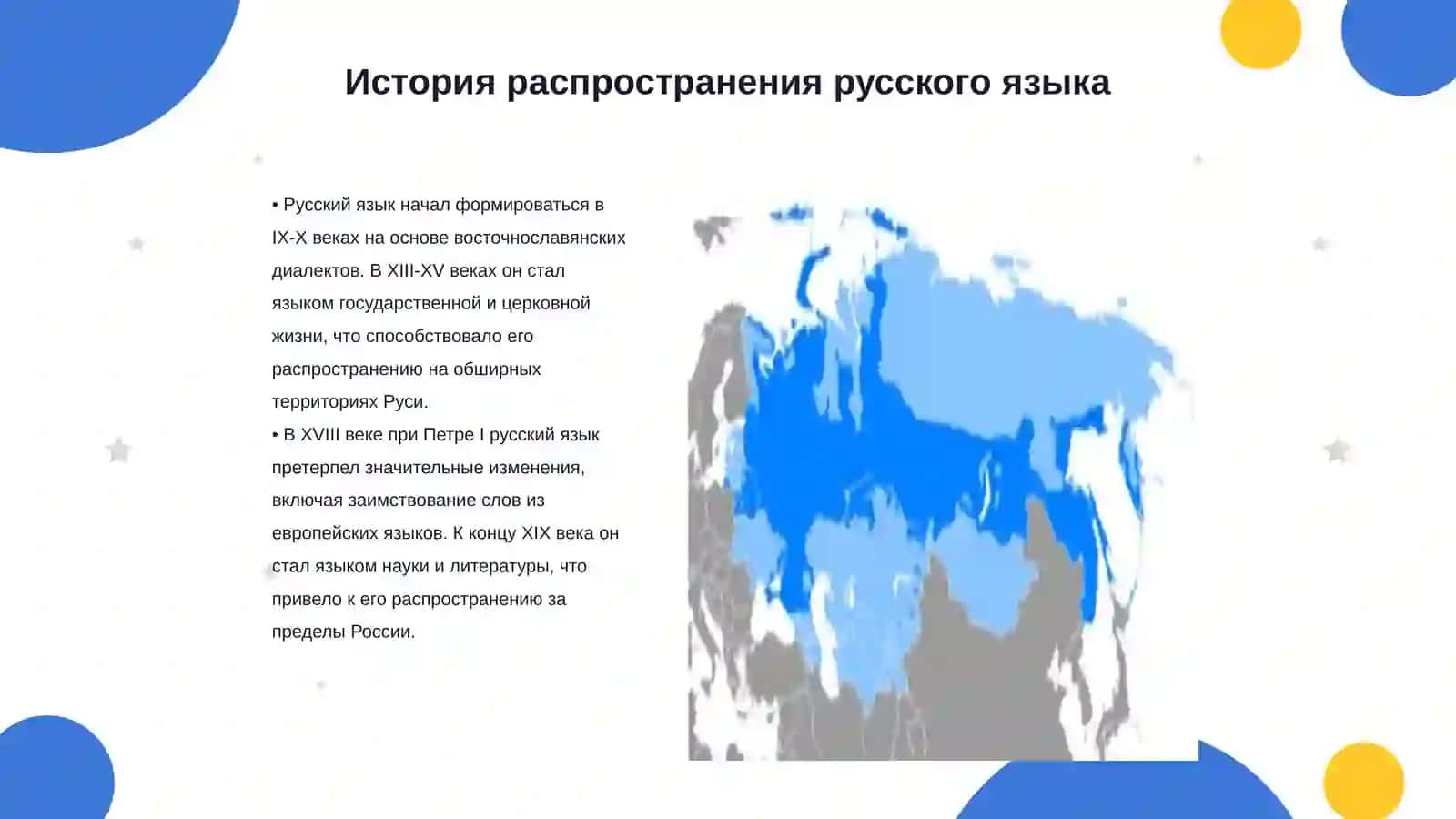 Русский язик - один из мировых языков 3