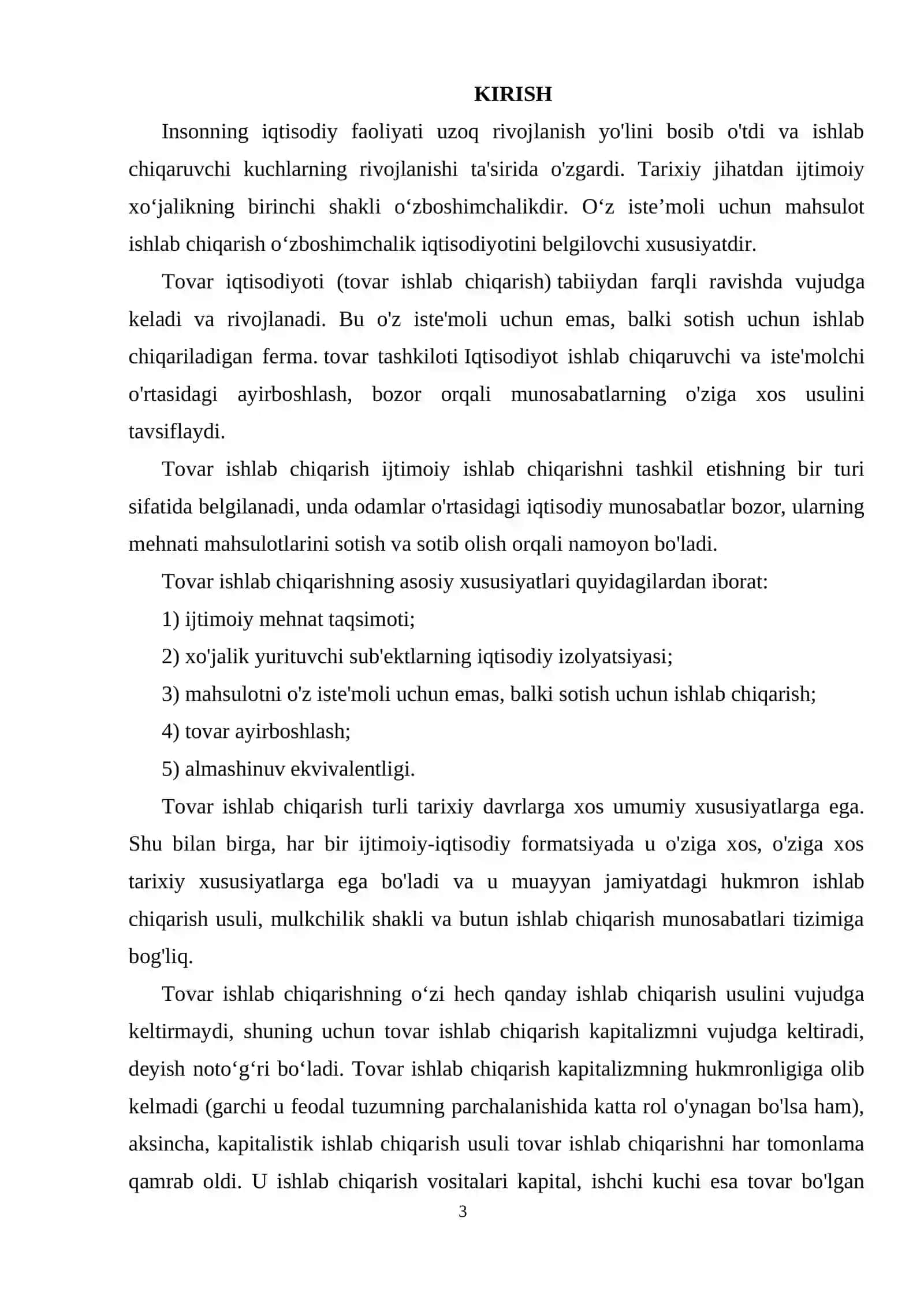 TOVAR ISHLAB CHIQARADIGAN TARMOQLARNI STATISTIK O’RGANISH 3