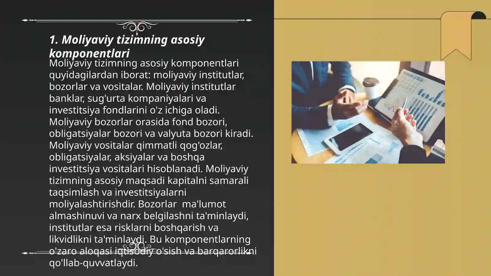 Moliya tizimi va Moliyaviy siyosat 3