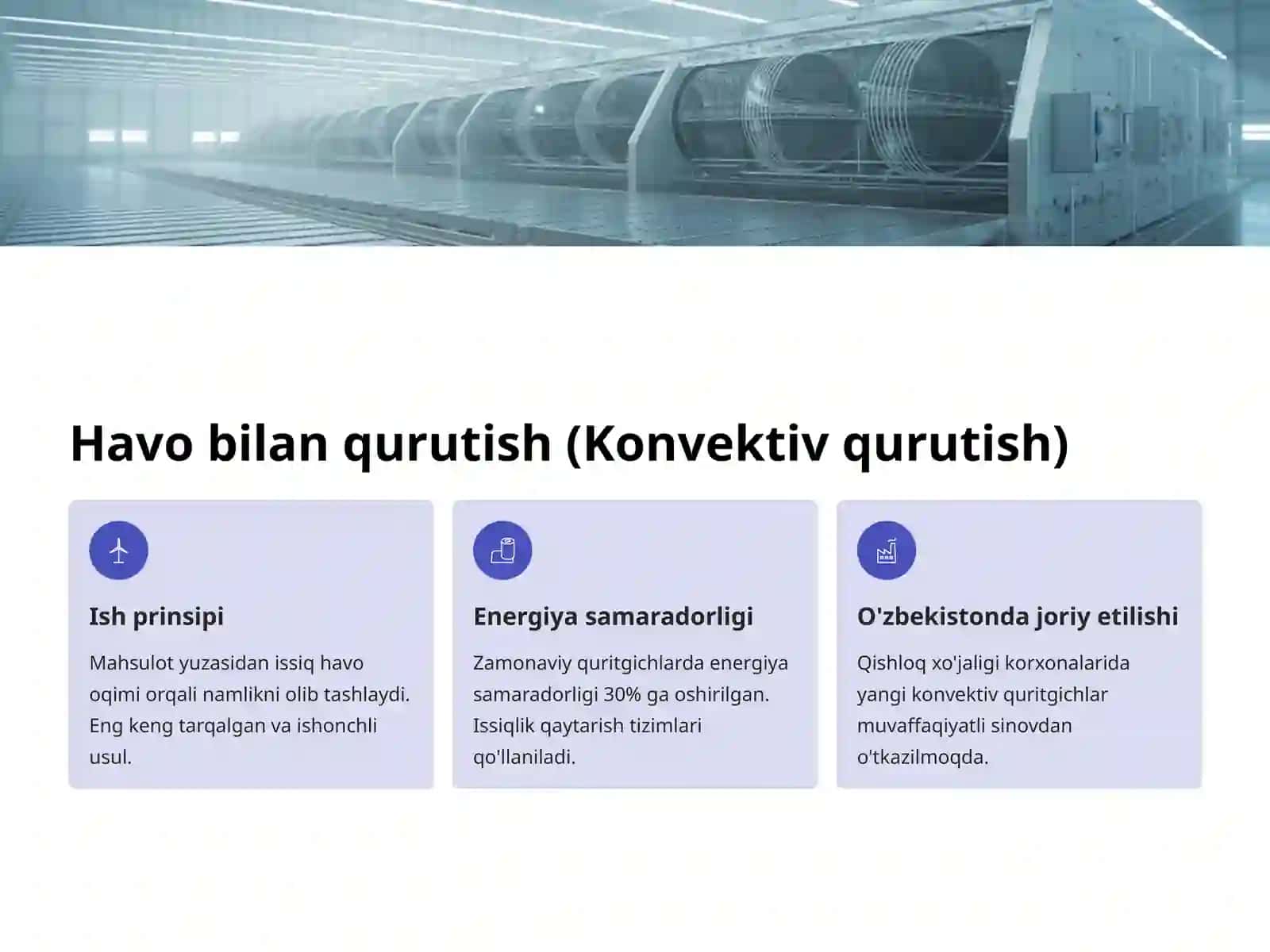 Qurutishning Zamonaviy Usullari 3
