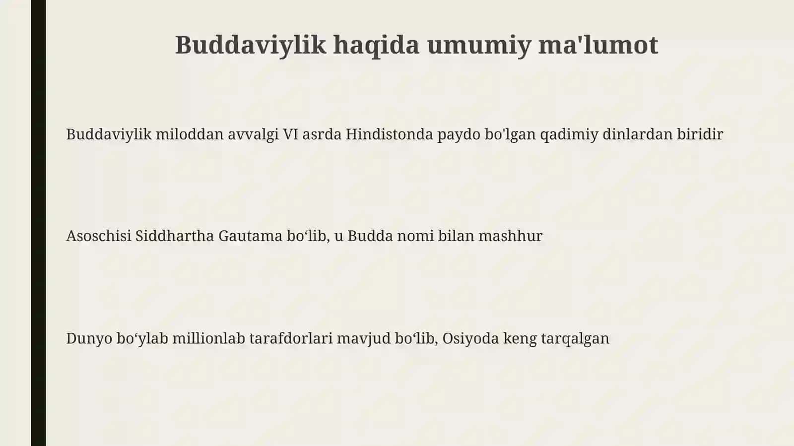 Buddaviylikdini 3