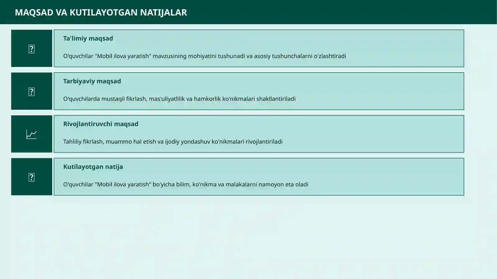 TEXNOLOGIYA LOYIHA 3