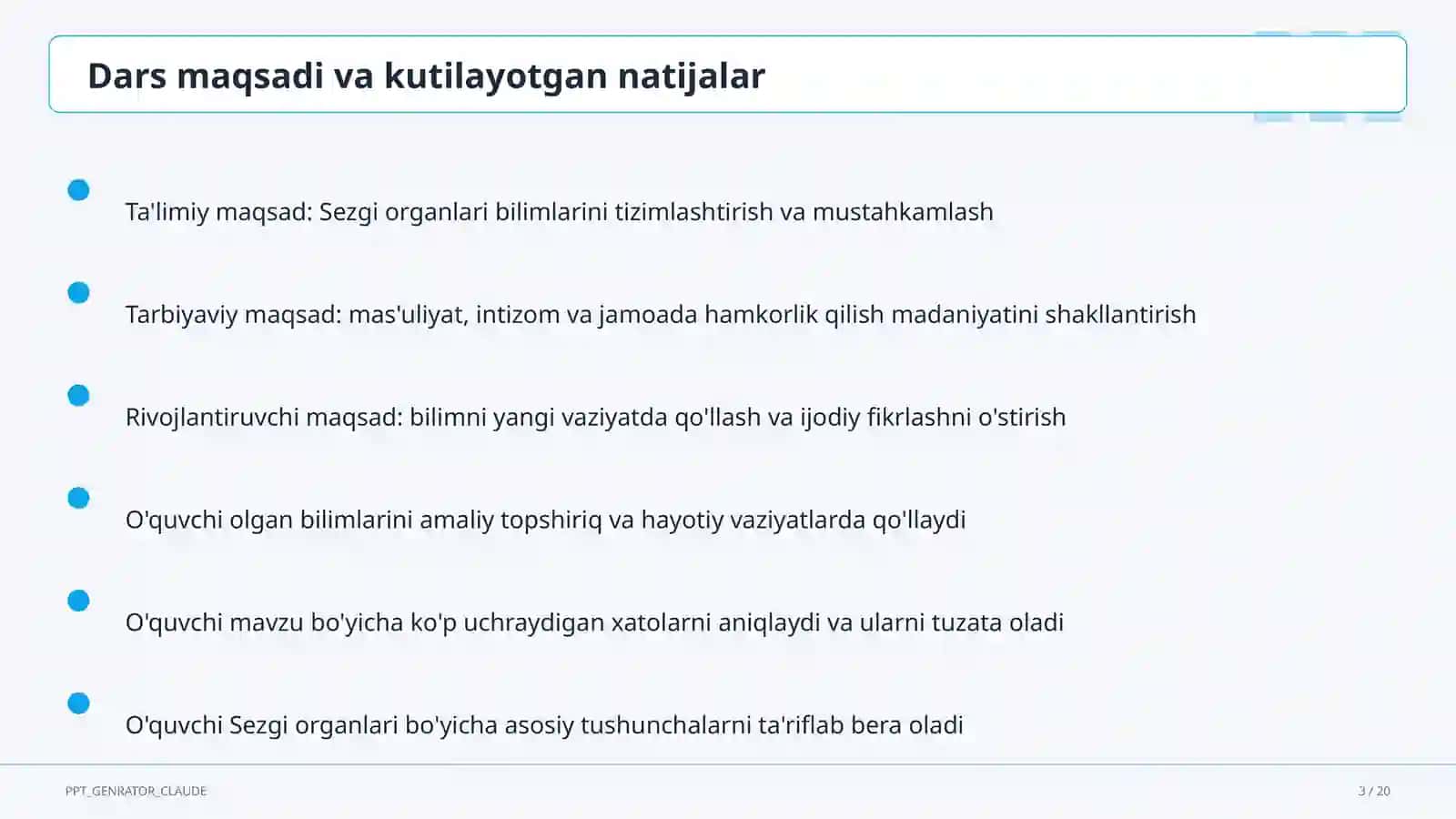 Sezgi organlari (3-sinf) 3