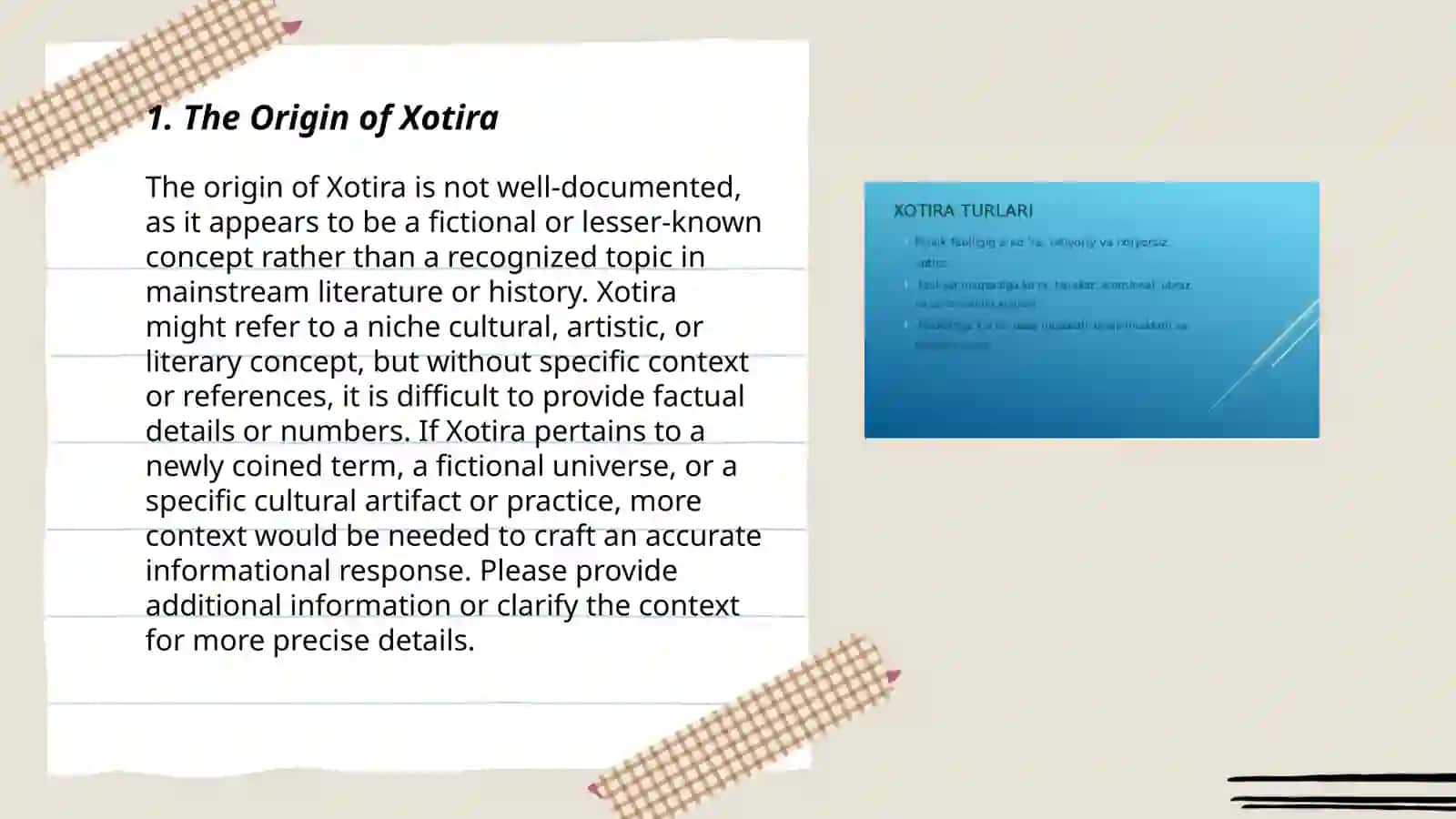 Xotira 3