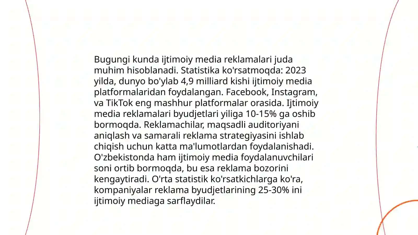Ijtimoiy media reklamalari va ularning effektivligi 3